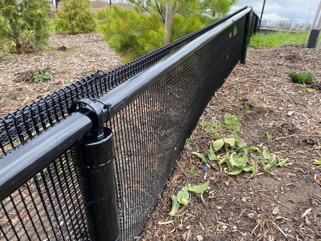 Black PVC Wildlife Barrier